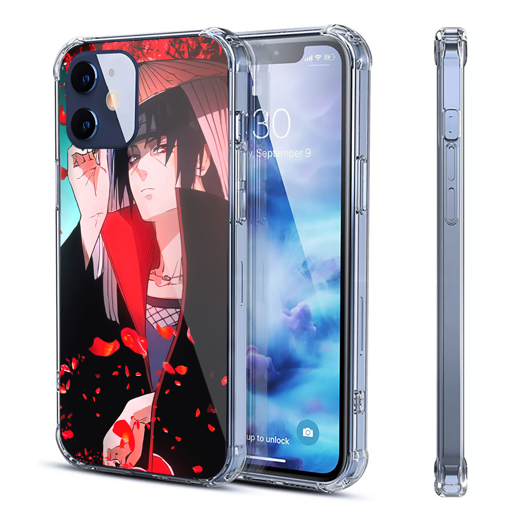（画像用） NARUTO -ナルト- NARUTO -ナルト- 疾風伝 【iPhone 12シリーズ対応】透明スマホケース（クリアソフトケース）